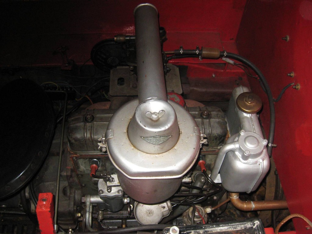 Blick auf den Originalmotor