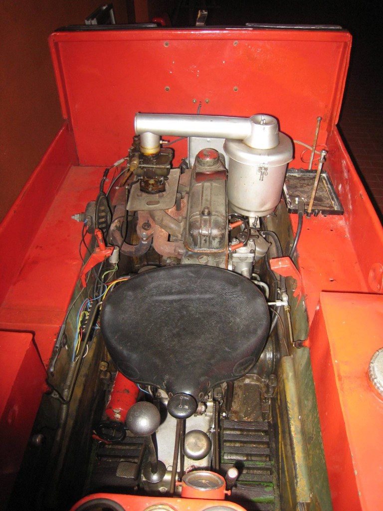 Blick auf den Originalmotor